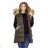 Coat Sleeveless Sleeveless Sleeve Winter Quilted with Ladies Overweight Ladies (42-44-46-48) MFASHION MF18M-06 / VESTA
