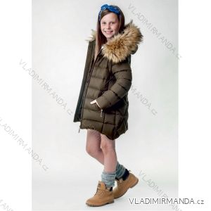 Winter jacket coat with fur coat girl (134-158) MFASHION MF18M-17
