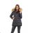 Winter coat with fur lace quilted (sml-xl) MFASHION MF18M-15A