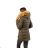 Winter coat with fur lace quilted (sml-xl) MFASHION MF18M-15A