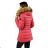 Winter coat with fur lace quilted (sml-xl) MFASHION MF18M-01A
