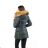 Winter jacket with fur lace quilted (sml-xl) MFASHION MF18M-201A