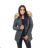 Winter jacket with fur quilted womens (sml-xl) MFASHION MF18M-203A