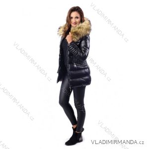 Winter jacket with fur quilted womens (sml-xl) MFASHION MF18M-202
