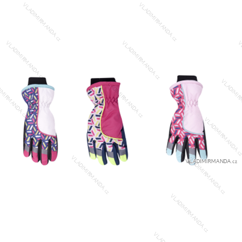 Gloves toe ski boys teen girls (22cm) YOCLUB POLAND RN-035
