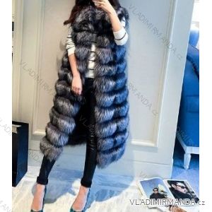 Long jacket long jacket women's artificial fur (s-3xl) AFASHION AF18097
