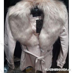 Jacket warm polished leatherette with fur (s-xl) MISS SISSY MA118MD2207
