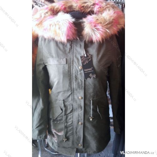 Women's coat warmer with fur (s-2xl) VOPSE IM618V2765
