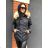 Winter jacket with fur quilted womens (sml-xl) MFASHION MF18MEZO
