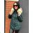 Winter jacket with fur quilted womens (sml-xl) MFASHION MF18MEZO
