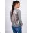 Sweatshirt with zip ladies flowers (one size) TURKEY ESI188578
