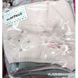 Cap warmer knit baby girl (3-8 years) POLSKÁ VÝROBA POL118174
