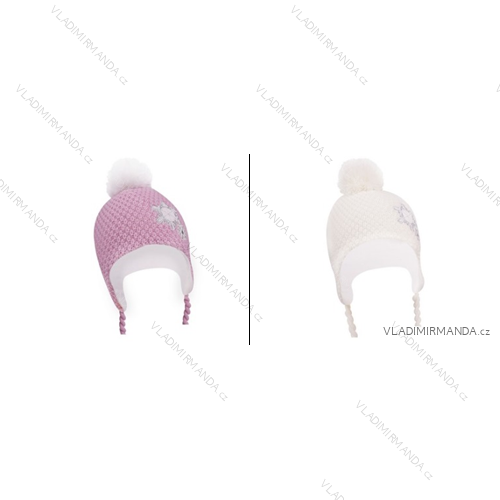 Winter Infant Hat Girls (34-36cm) YOCLUB POLAND CDA-175
