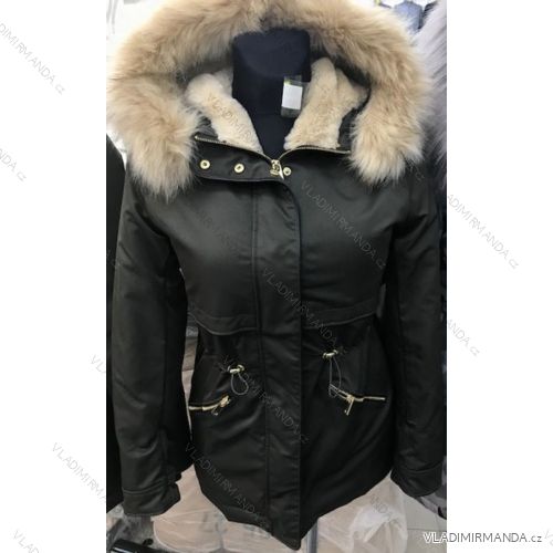 Women's warm coat with fur mhm fashion (s-2xl) LEU18B1029
