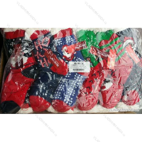 Socks up to women's insulated cotton christmas motif (35-41) AURA.VIA NM1253
