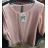 Tunic T-shirt 3/4 long sleeve with jewelery womens (uni sl) ITALIAN Fashion IM9181009

