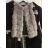 Winter jacket furskin with leather pockets warm artificial fur (s-4xl) AFASHION AF18048 black S