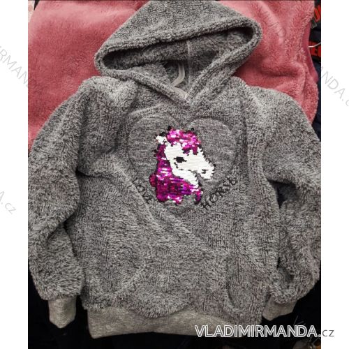 Sweatshirt warm hooded baby girl (116-146) TUZZY TM218185
