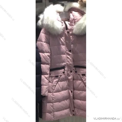 Coat with fur long stitched ladies (s-2xl) METROFIVE MET18006
