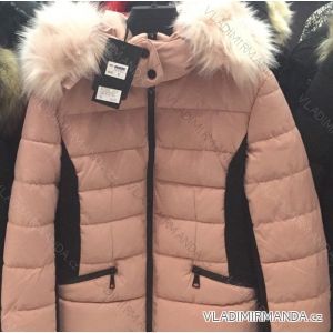 Coat with fur long quilted ladies (s-2xl) METROFIVE MET18012
