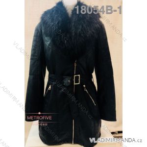 Coat with fur quilted ladies (s-2xl) METROFIVE MET1818054B-1
