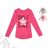 Long Sleeve T-Shirt with Glitter Girls (134-164) KUGO K724