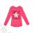 Long Sleeve T-Shirt with Glitter Girls (134-164) KUGO K724