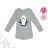 Long Sleeve T-shirt with Kids Girls (98-128) KUGO ML7102
