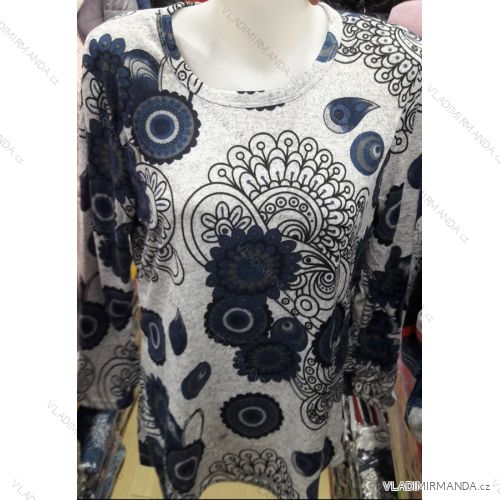 T-shirt tunic 3/4 long sleeve ladies (l-3xl) DUNAUONE POLSKá Móda PM118231
