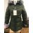 Jacket / coat women's winter quilted with fur (m-2xl) POLAND LEU181411ZYIO8011
