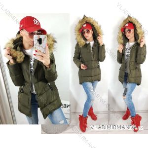 Winter jacket quilted with fur women (s-xl) POLSKá Fashion PV218001