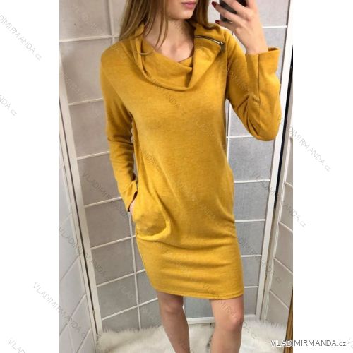 Dress Long Sleeve Knitted Dress (s / ml / xl) EXTRA ME ITALIAN MODE IM918628
