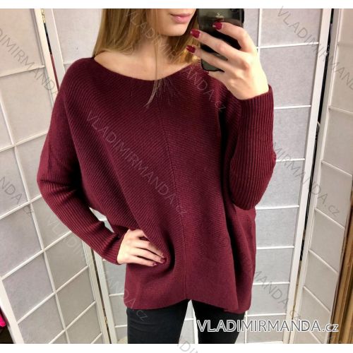 Sweater Slim Long Sleeve Ladies (uni l-xl) ITALY MODA IM51829937