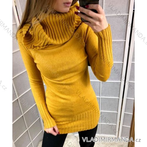 Sweater slim long sleeve ladies turtleneck (uni sl) ITALY MODA IM518M700
