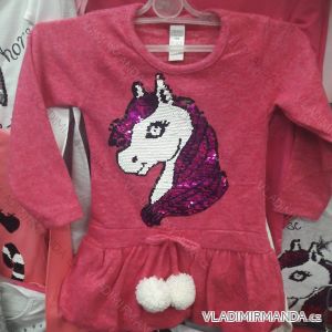 Long sleeve dress with sequins baby girl (98-128) TURKEY MODA TM218205
