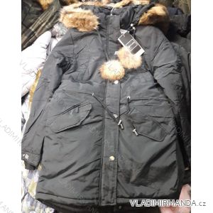 Women's coat warm coat with fur (s-2xl) NATURE IM618RQW-5201
