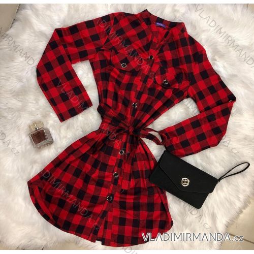 Dress shirt 3/4 or long sleeve cube ladies with stand (m-xxl) FRANCE SMK23