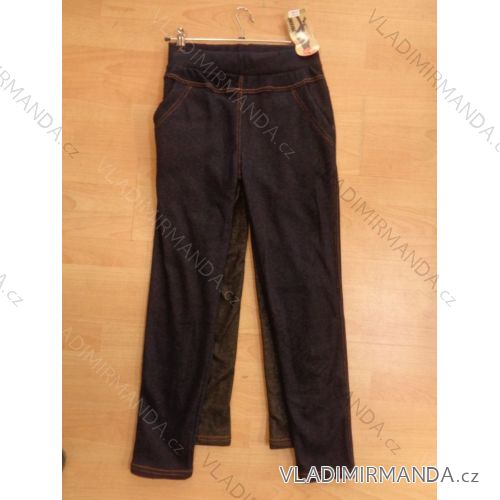 Women's denim leggings (m-2xl) THERMO P137
