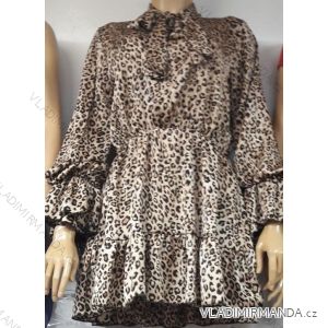 Leopard dress womens long sleeve (uni s / m) ITALIAN Fashion IM519004
