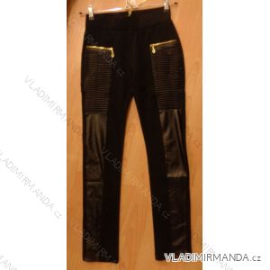 Leatherette Legs Long Ladies (34-44) SMILING JEANS M1011
