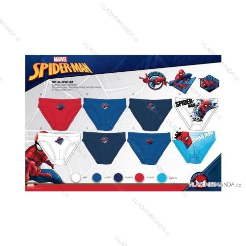 Briefs of spiderman baby boys (3-8 years) SETINO 730-979