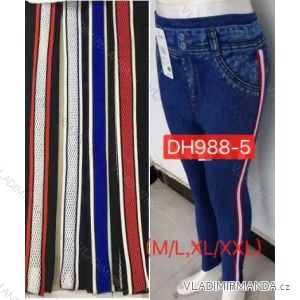 Long denim women's leggings (M / L-XL / 2XL) ELEVEK DH988-5
