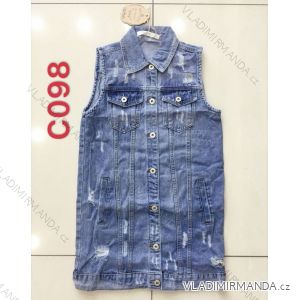 Women's denim vest (uni sl) Re-dress M119C098 / C
