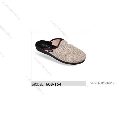 Men's slippers slippers (41-46) MJARTAN SHOES 608-T54
