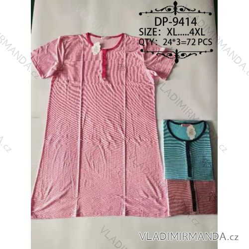 Short Sleeve Night Shirt Ladies (xl-4xl) VALERIE DREAM DP-9414
