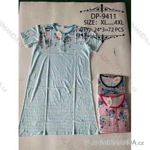 Short Sleeve Night Shirt Ladies (xl-5xl) VALERIE DREAM DP-9411
