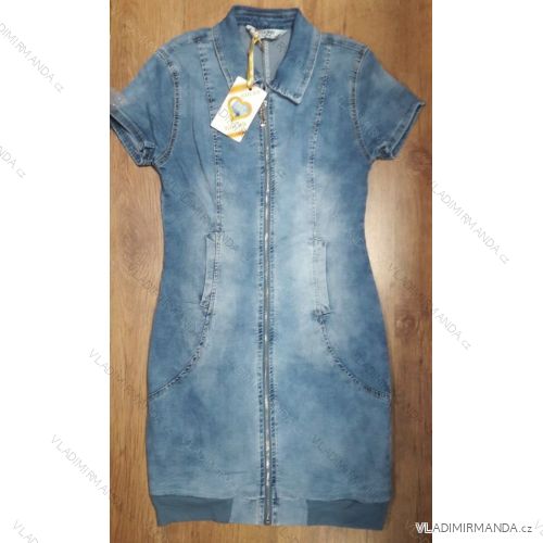 Short sleeve denim dress women's (s-xl) RE-DRESS MA119GD1035-J
