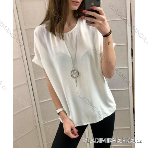 Tunika t-shirt with jewelery womens (uni sl) ITALIAN Fashion IM9181058