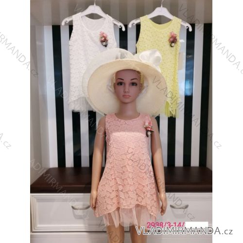 Sleeveless summer dresses for children adolescent girls (3-14 years) ITALIAN FASHION 2938
