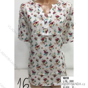 T-shirt shirt short sleeve women (L-3XL) ERBOSSI PM119055
